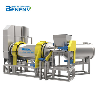 comprare Asciugatrice di fanghi super rotativa ad alta efficienza termica Trattamento dei fanghi delle acque reflue online manufacture
