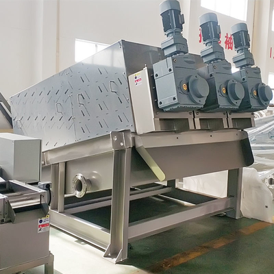 comprare Torchio a vite del piatto della macchina del disidratatore del fango multi per il trattamento del fango attivato online manufacture