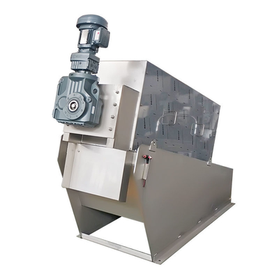 Filtro a vite per fanghi di trattamento delle acque reflue di disidratazione automatica dei fanghi multi pressa a vite a disco multiplo per il trattamento delle acque reflue