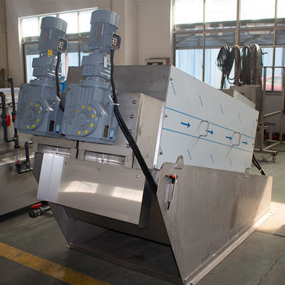 Macchina automatica di disidratazione dei fanghi del torchio a vite del disco di fabbricazione della carta multi
