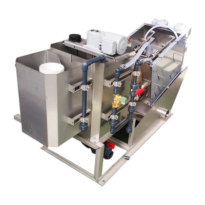 multi macchina di disidratazione dei fanghi del torchio a vite del disco 0.8t/H