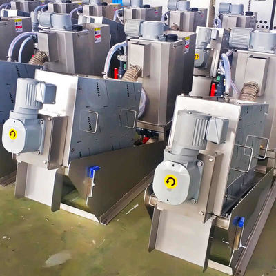 Multi asciugatrice del fango di industria alimentare del torchio a vite del disco